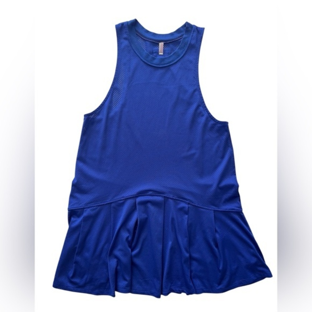 FP Movement courtside by Free People Blue mesh athletic Mini Dress